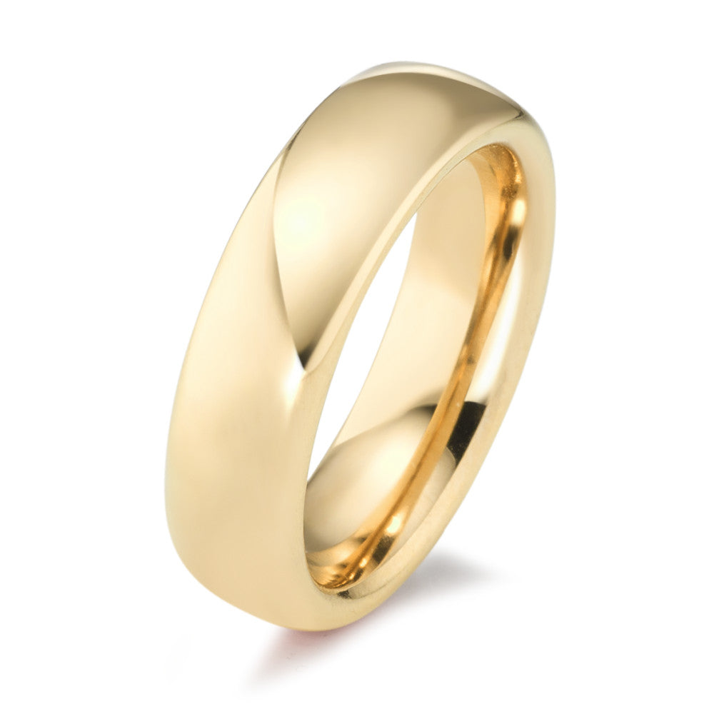 Bague Acier inoxydable jaune PVD