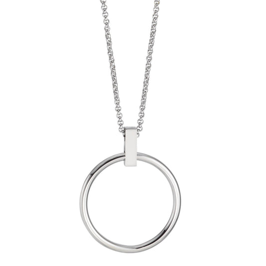 Chaînette avec pendentif Acier inoxydable 45-53 cm Ø25 mm