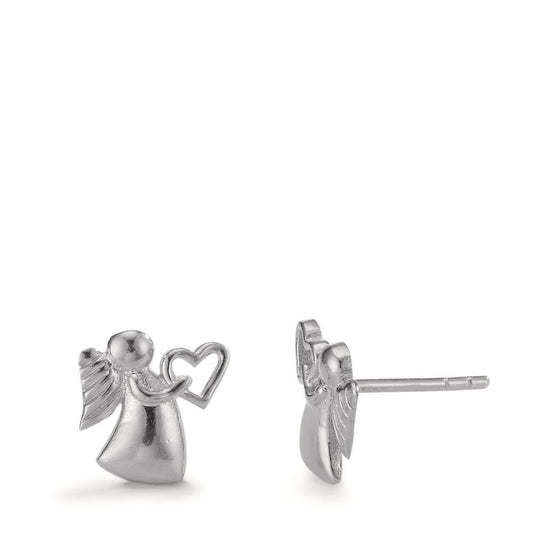 Clous d'oreilles Argent Ange Ø9 mm