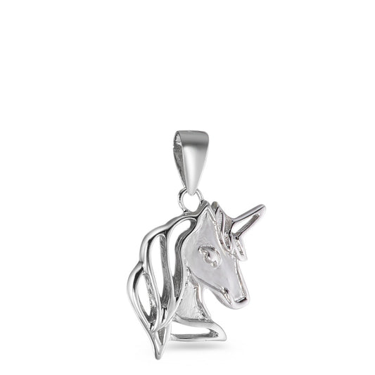 Pendentif Argent Rhodié Licorne