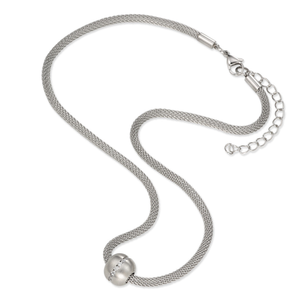 Collana Acciaio inossidabile Zirconia 42-48 cm