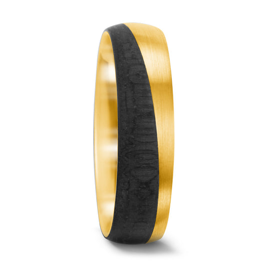 Partnerring 585/14 K Gelbgold, Carbon