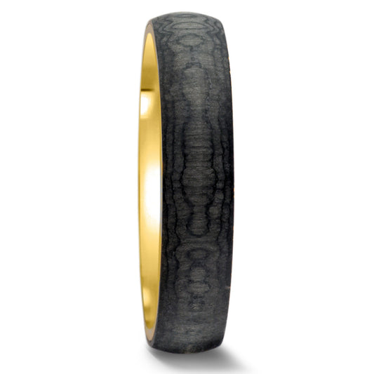 Partnerring 585/14 K Gelbgold, Carbon