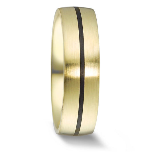 Partnerring 585/14 K Gelbgold, Carbon