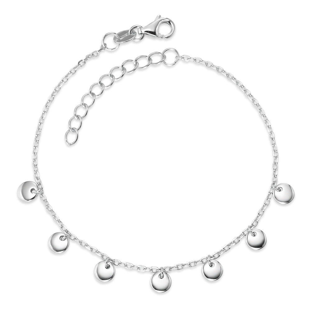 Bracciale Argento rodiato 16-19 cm