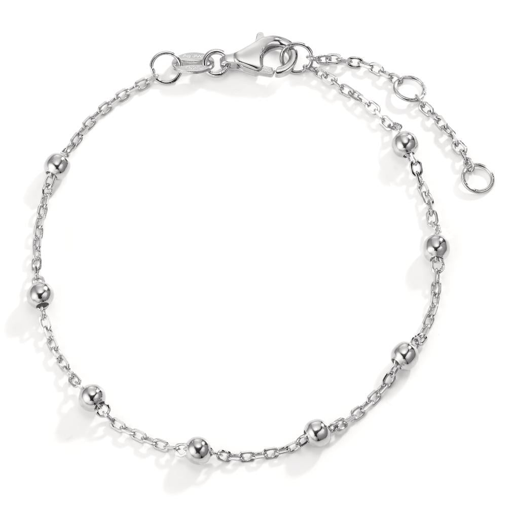 Bracciale Argento rodiato 15.5-18.5 cm