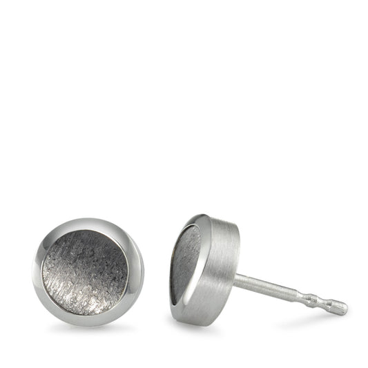 Ohrstecker Tantal, Silber Ø8 mm