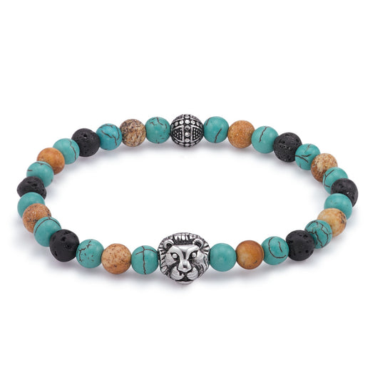 Bracelet Acier inoxydable Lion 18 cm Ø6.5 mm