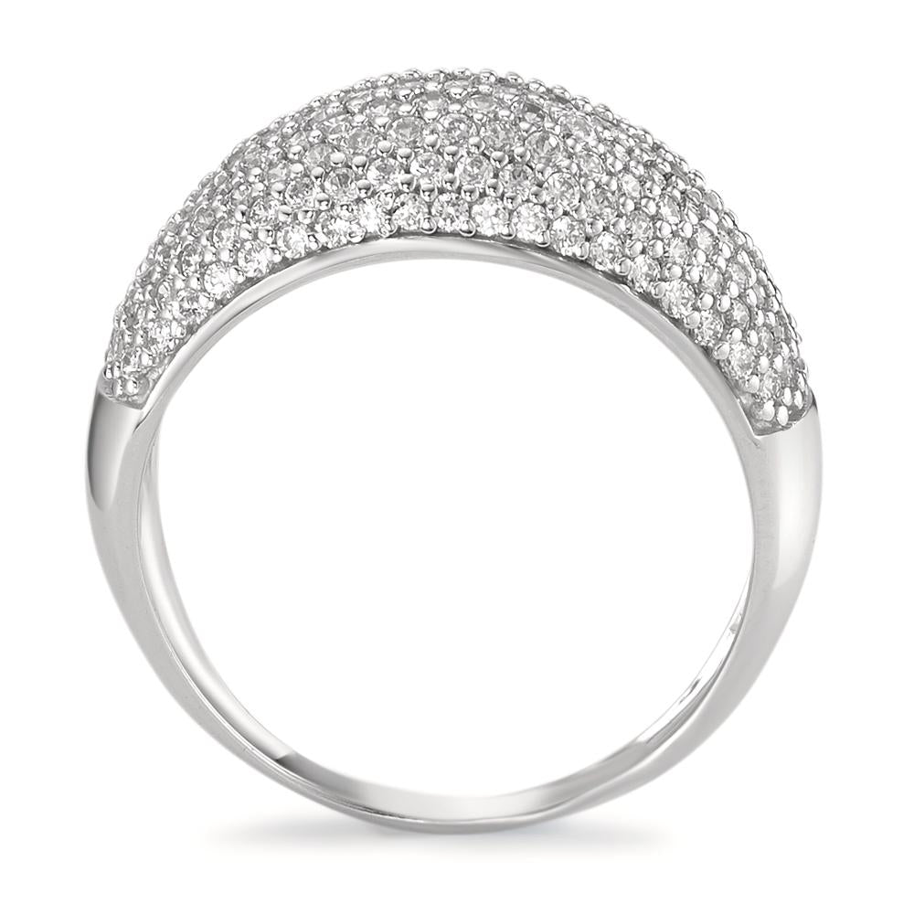 Bague Or blanc 18K Zircone