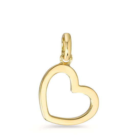 Pendentif Or jaune 18K Coeur Ø11 mm