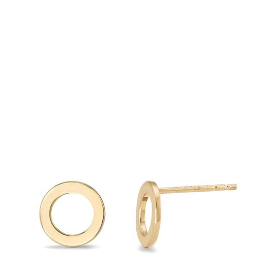 Clous d'oreilles Or jaune 18K Ø8 mm