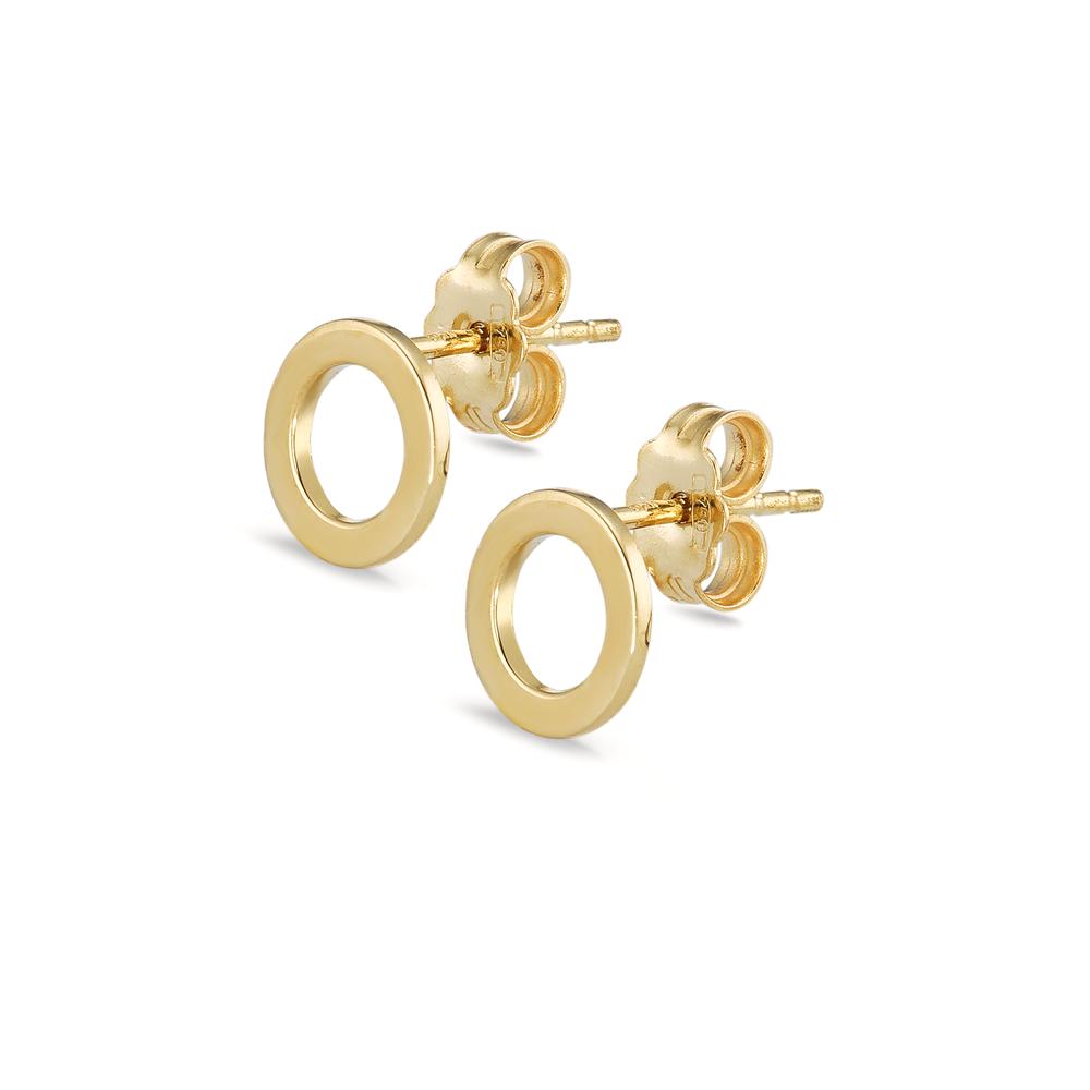 Clous d'oreilles Or jaune 18K Ø8 mm