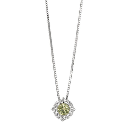 Collier 375/9 K Weissgold Peridot