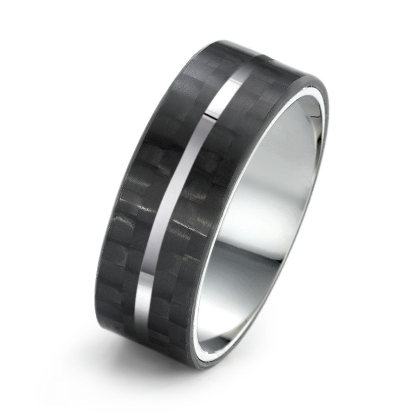 Bague Acier inoxydable, Carbone