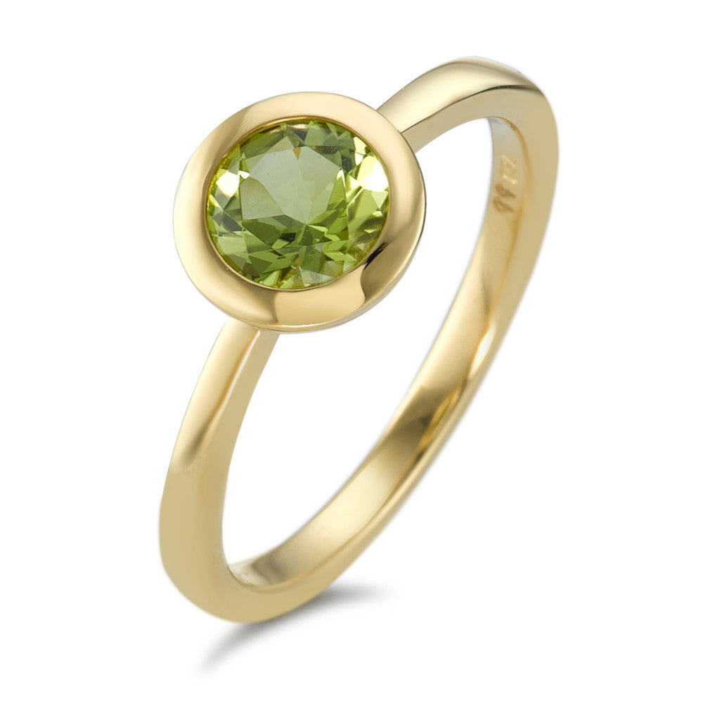 Bague Or jaune 18K Péridot