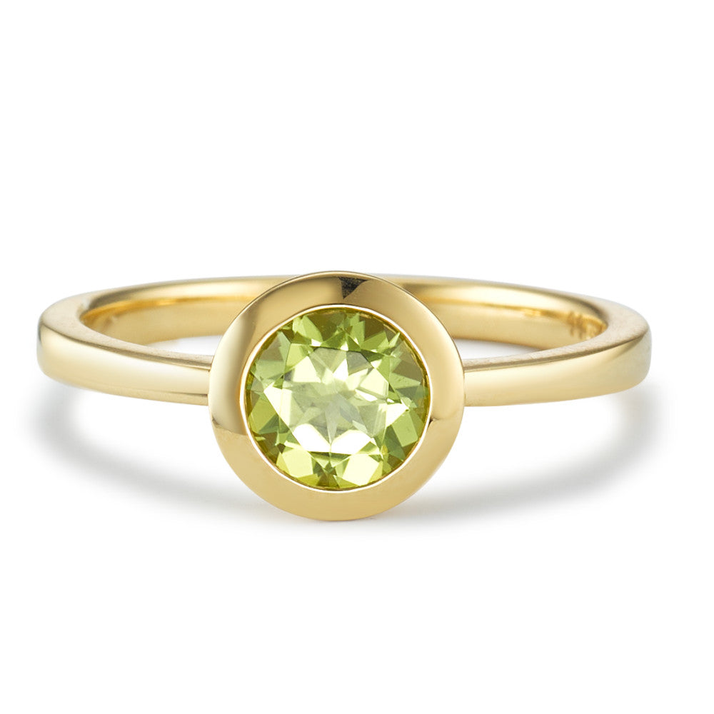 Bague Or jaune 18K Péridot