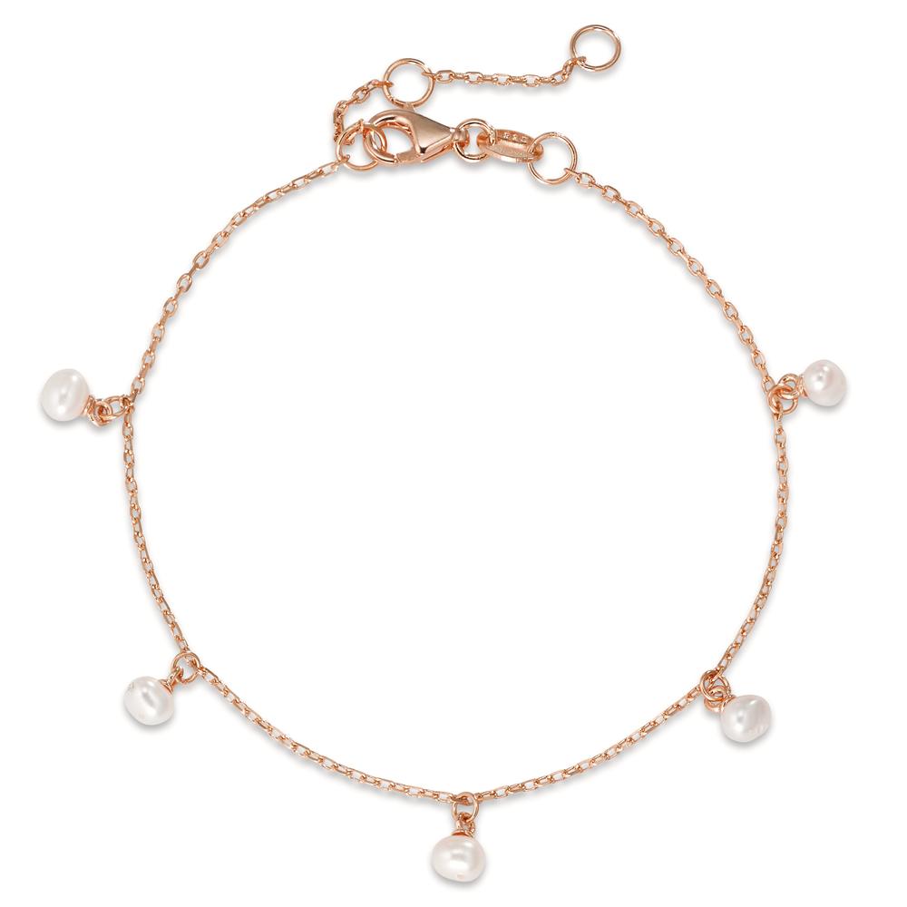 Bracciale Argento dorato Perla coltivata d'acqua dolce 15.5-18.5 cm