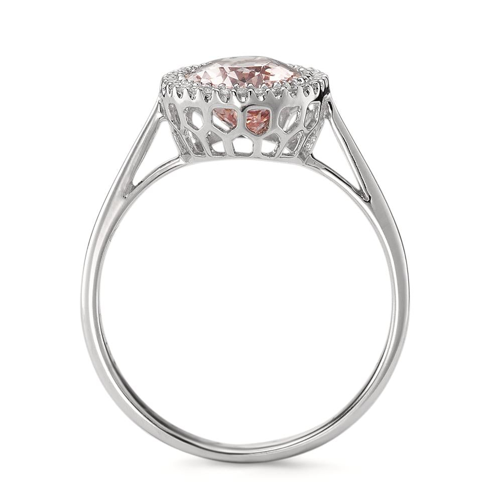 Bague Or blanc 18K Morganite