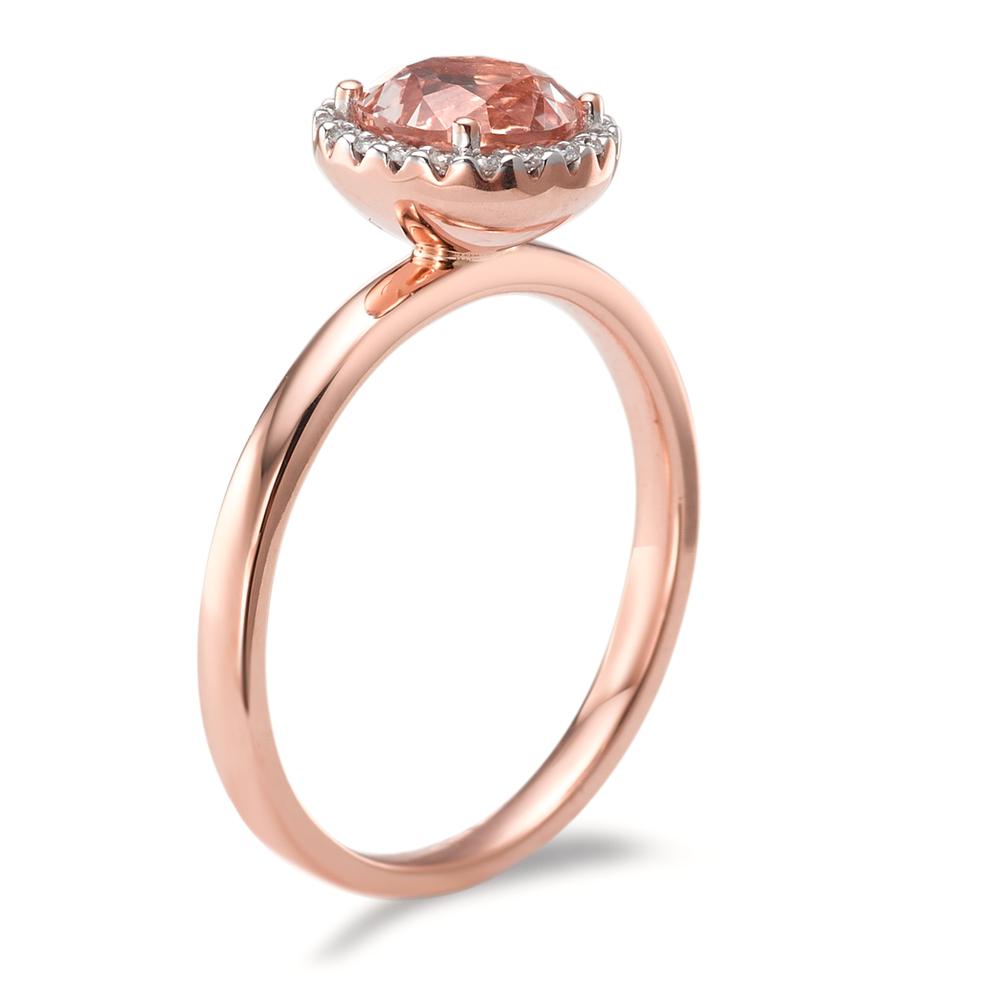 Bague Or rouge 18K Morganite