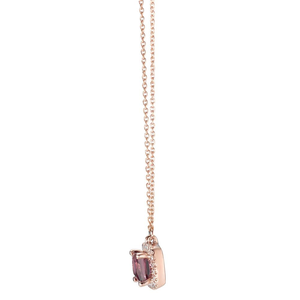 Collana Oro rosso 585/14 kt Rodolite 42 cm