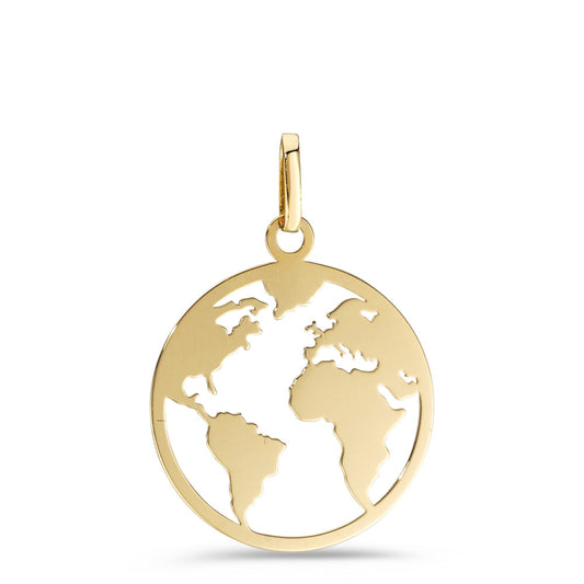 Pendentif Or jaune 14K Globe Ø15 mm