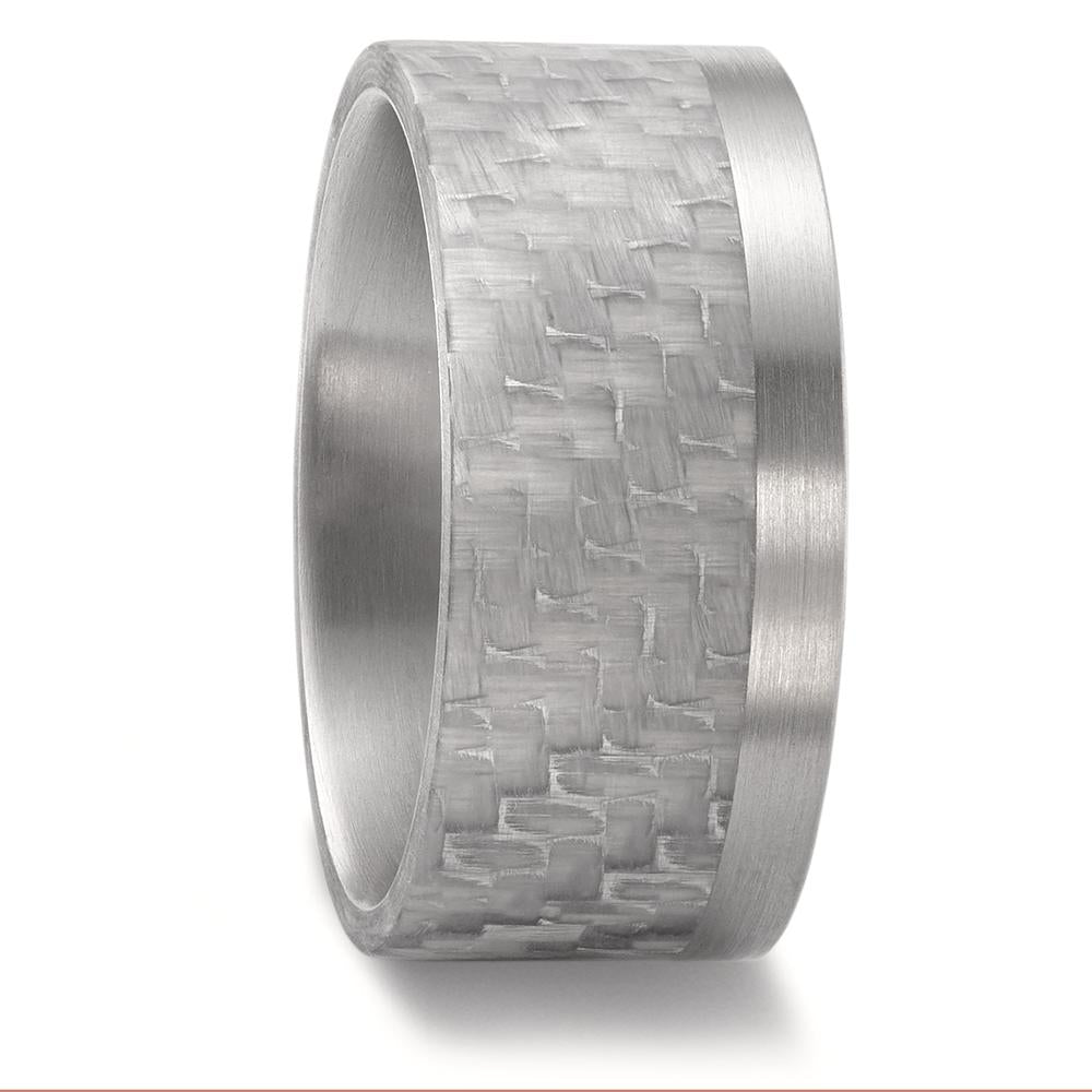 Partnerring Edelstahl, Carbon