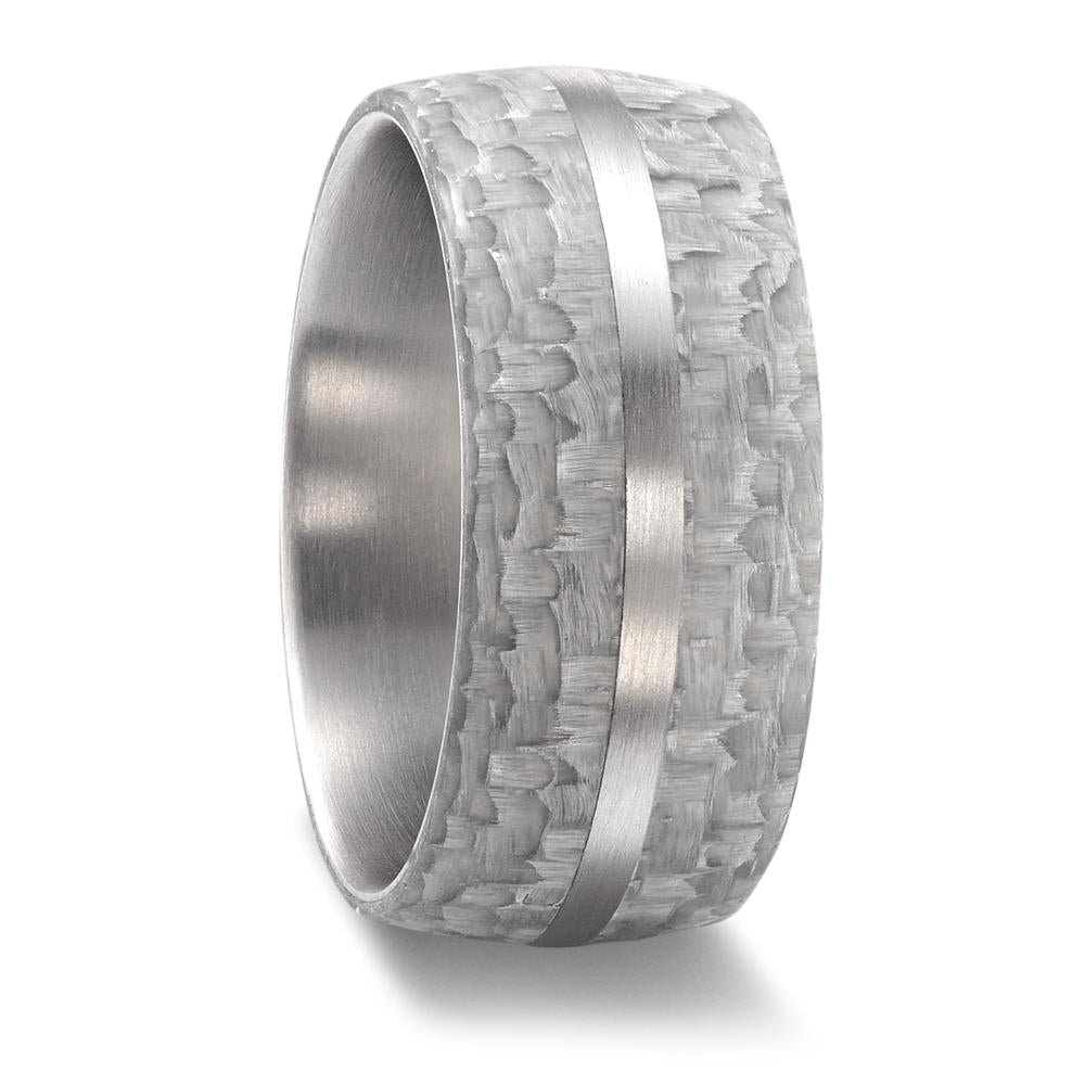 Partnerring Edelstahl, Carbon