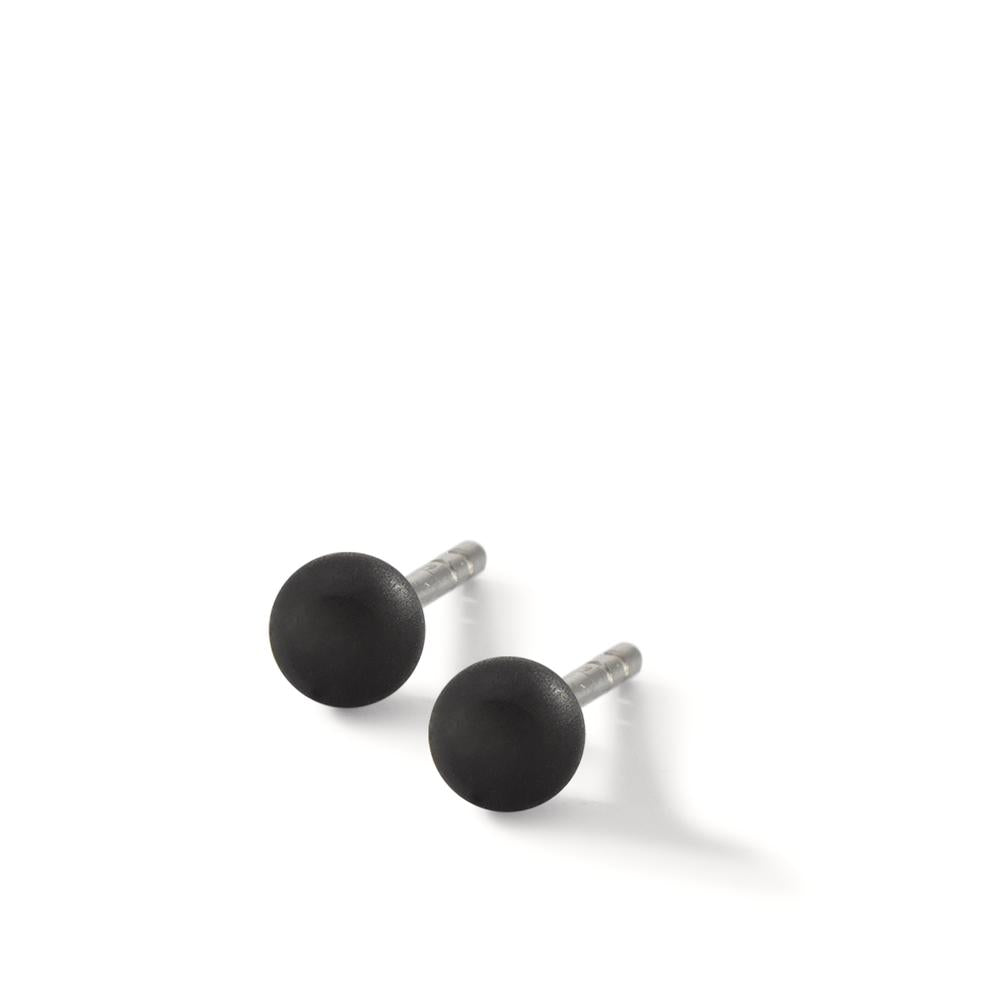 Clous d'oreilles Acier inoxydable, Carbone Ø4 mm