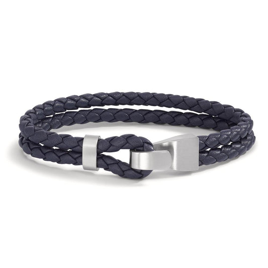 Bracciale Acciaio inossidabile, Pelle 21 cm