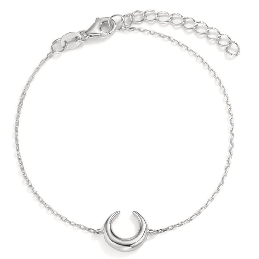 Armband Silber rhodiniert Mond verstellbar