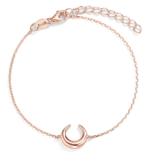 Bracciale Argento rosa dorato Luna 16-19 cm