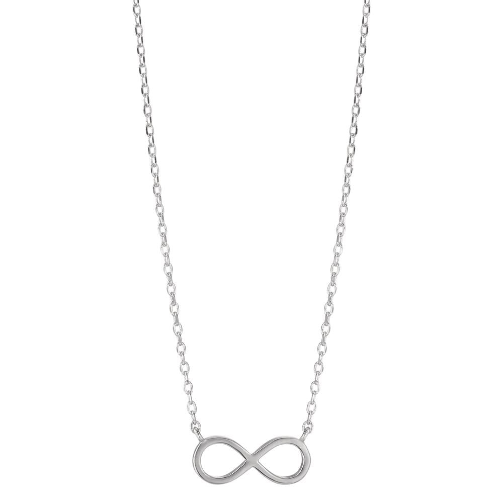 Collier Silber rhodiniert Infinity verstellbar