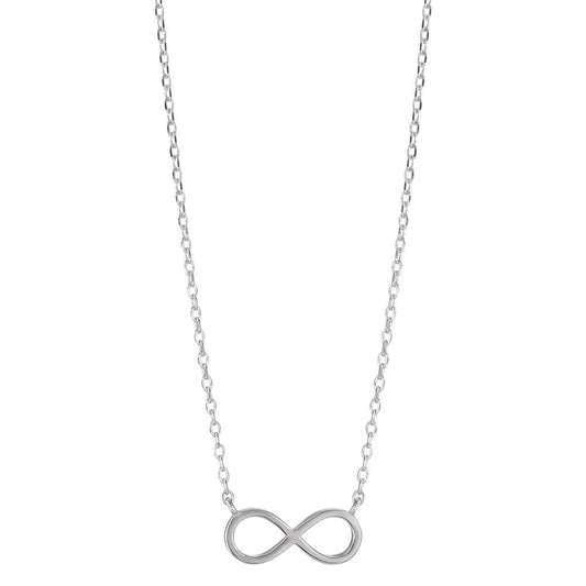 Collier Silber rhodiniert Infinity verstellbar