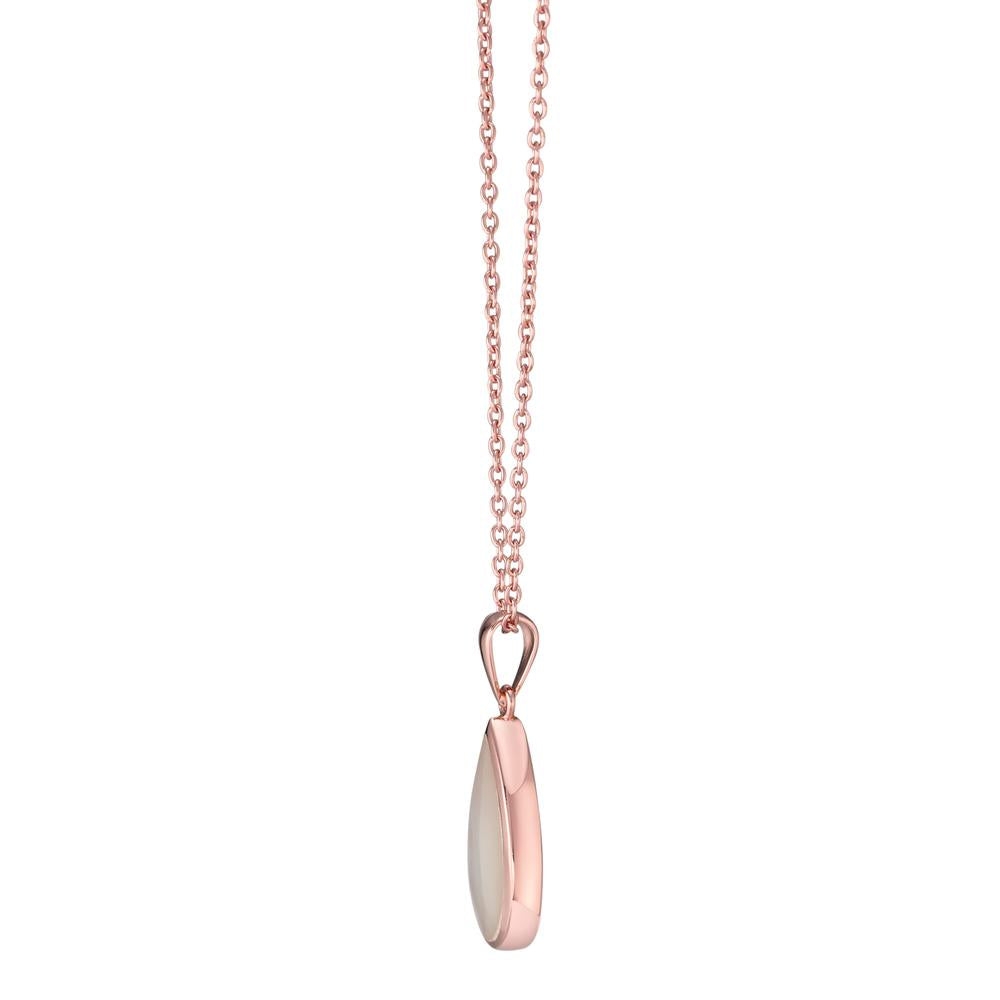 Collana Argento rosa dorato Madreperla 42-45 cm