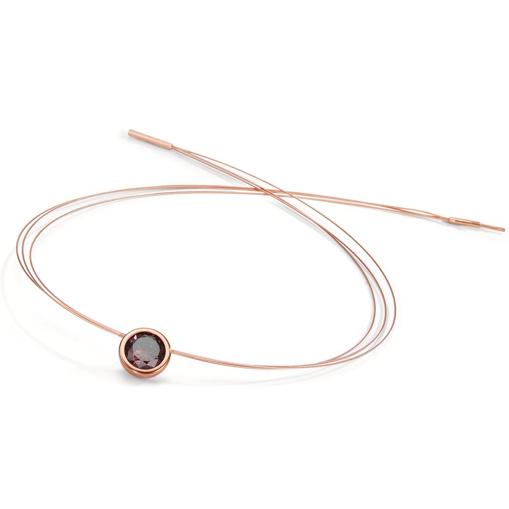 Collier Acier inoxydable rosé PVD 42 cm