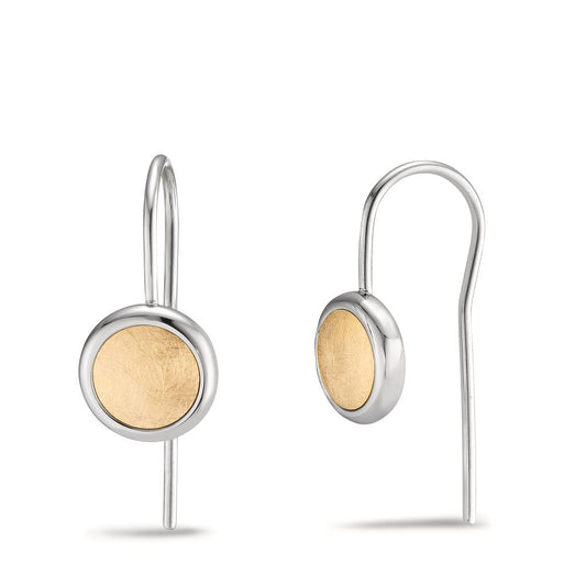 Pendant d'oreilles Acier inoxydable jaune PVD Ø10 mm