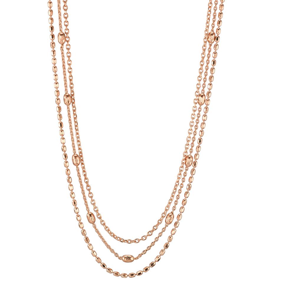 Collier Argent rosé Plaqué or 41-43 cm