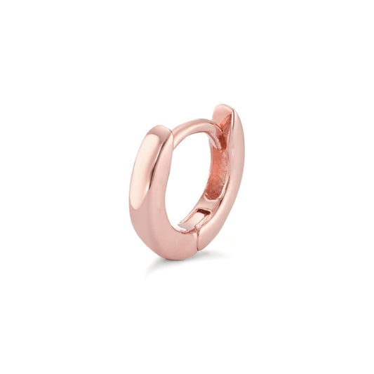 Orecchino circolare 1 pz Argento rosa dorato