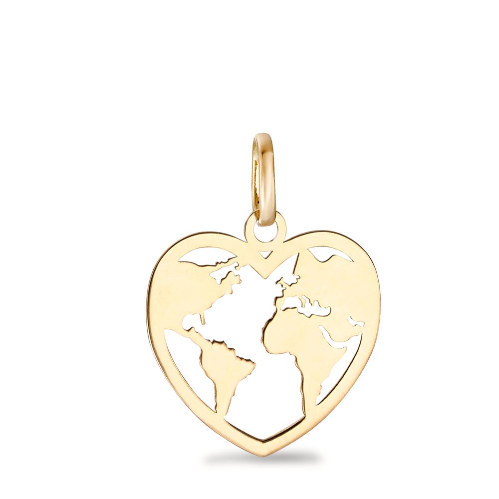 Pendentif Or jaune 14K Globe Ø14.5 mm