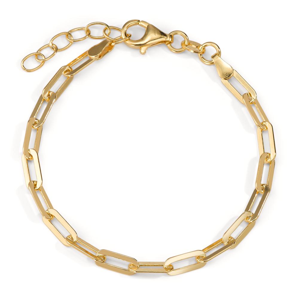 Bracciale Argento giallo dorato 16-18.5 cm