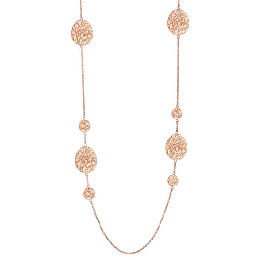 Collana Acciaio inossidabile rosa rivestimento IP 90 cm