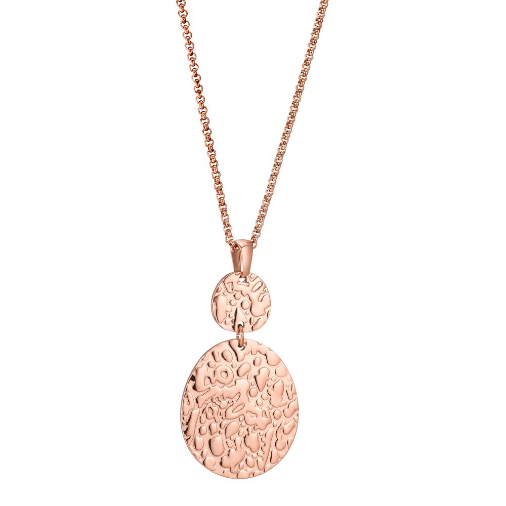 Collier Acier inoxydable rosé PVD 42-45 cm Ø25 mm