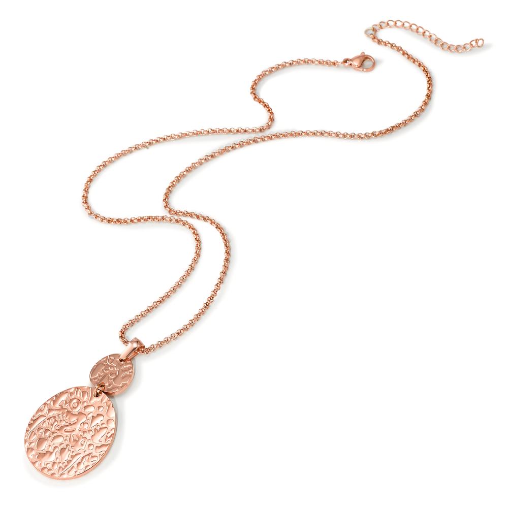 Collier Acier inoxydable rosé PVD 42-45 cm Ø25 mm