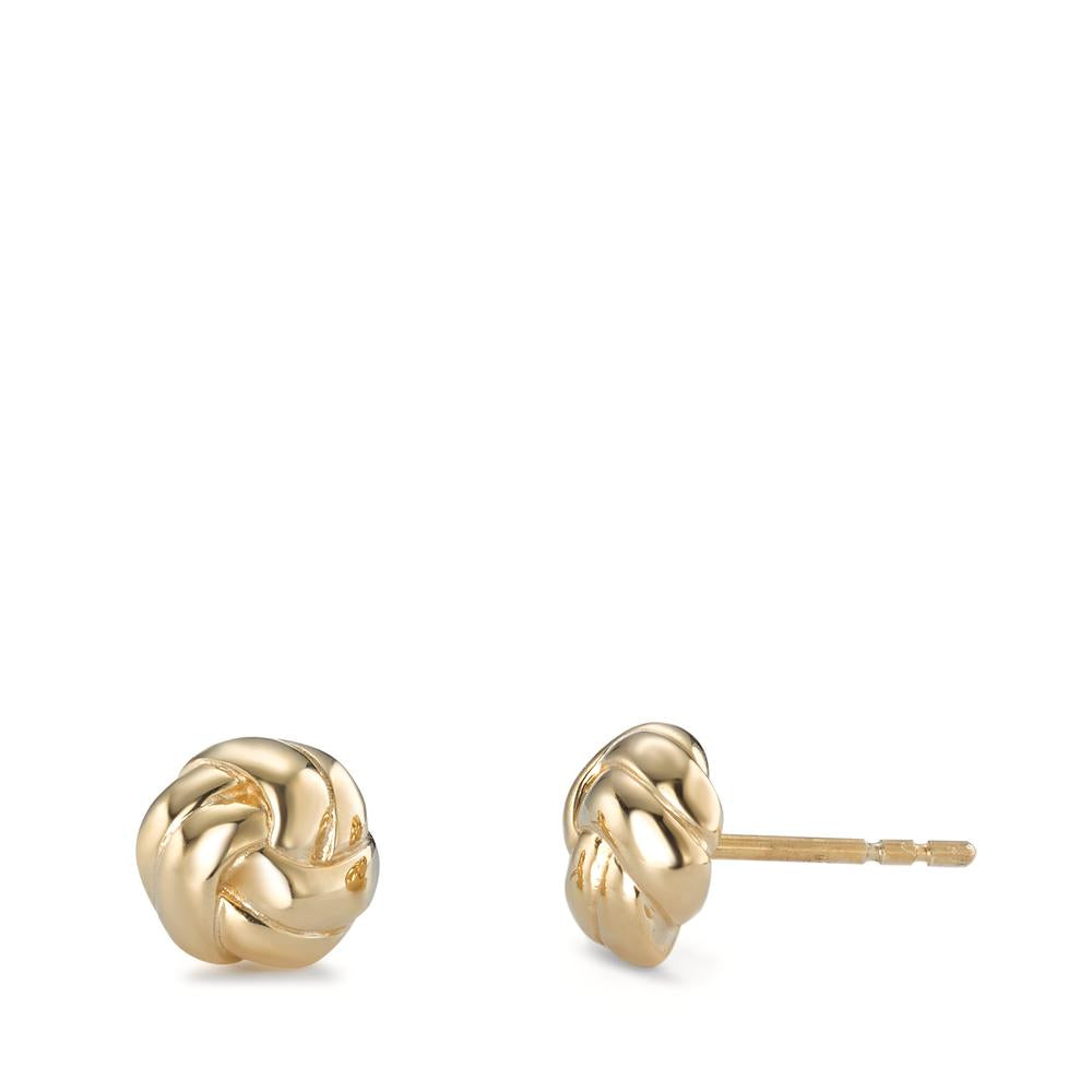 Clous d'oreilles Or jaune 9K Nœud Ø8 mm