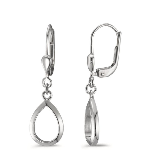 Pendant d'oreilles Argent Rhodié