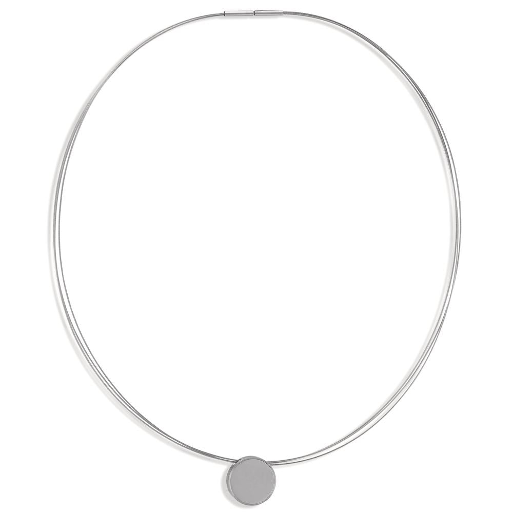 Design Collier Pura aus Edelstahl sandmatt, Ø15,0mm