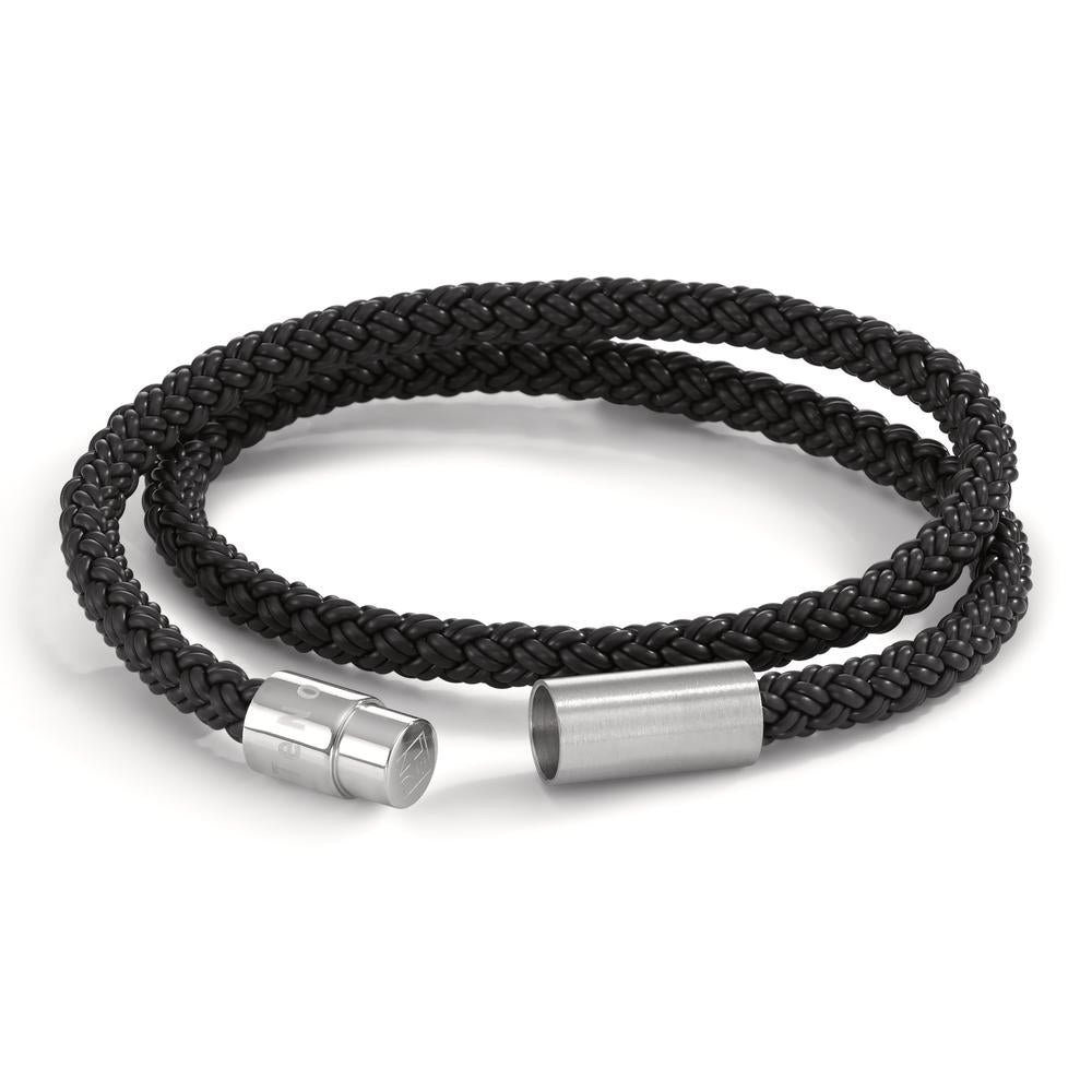 Bracelet Acier inoxydable, Caoutchouc 19 cm