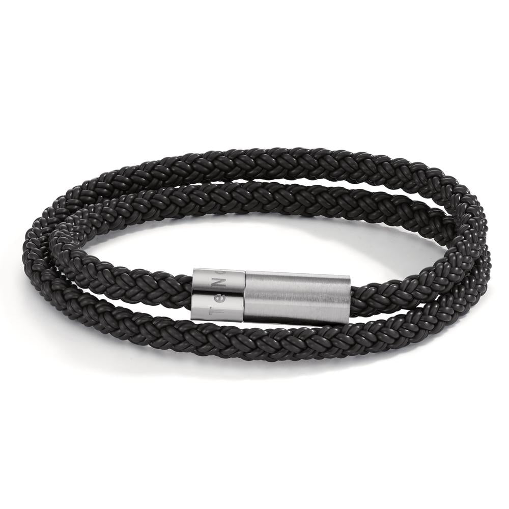 Bracciale Acciaio inossidabile, Gomma 21 cm