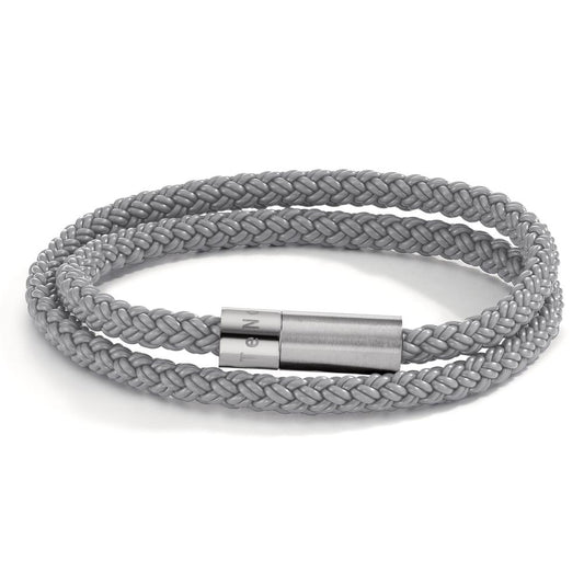 Bracelet Acier inoxydable, Caoutchouc 19 cm