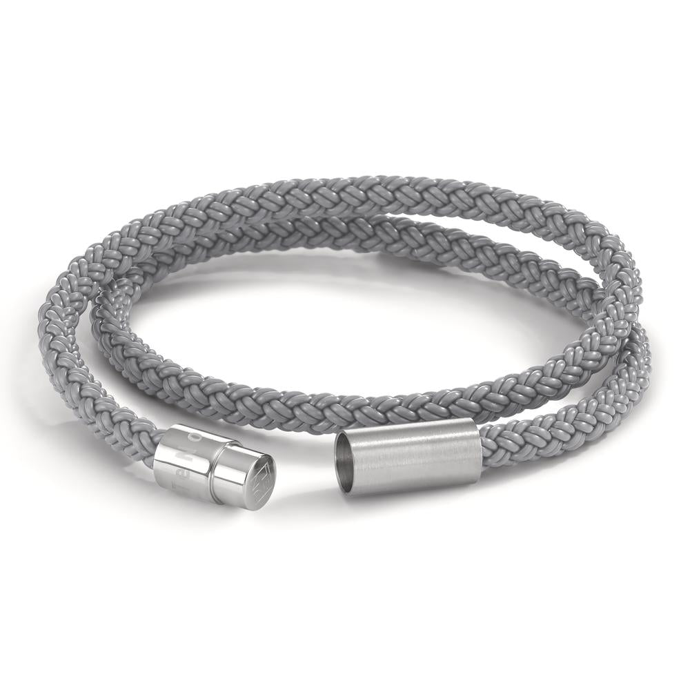 Bracelet Acier inoxydable, Caoutchouc 19 cm